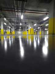 Устройство промышленных бетонных полов с топингом для торговых центров,  паркингов,  складов,  цехов